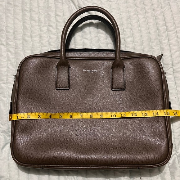 Michael Kors Olive Green Laptop Bag, EUC - Picture 13 of 14